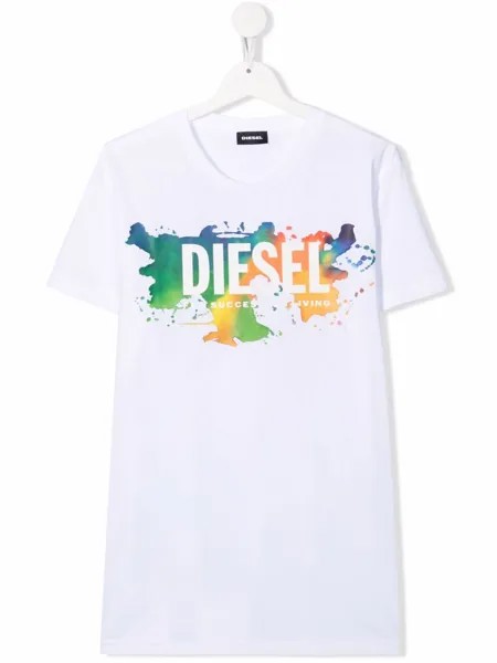 Diesel Kids футболка с логотипом