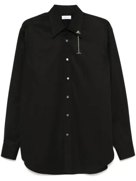 Alexander McQueen рубашка Cross-Bar Chain, черный