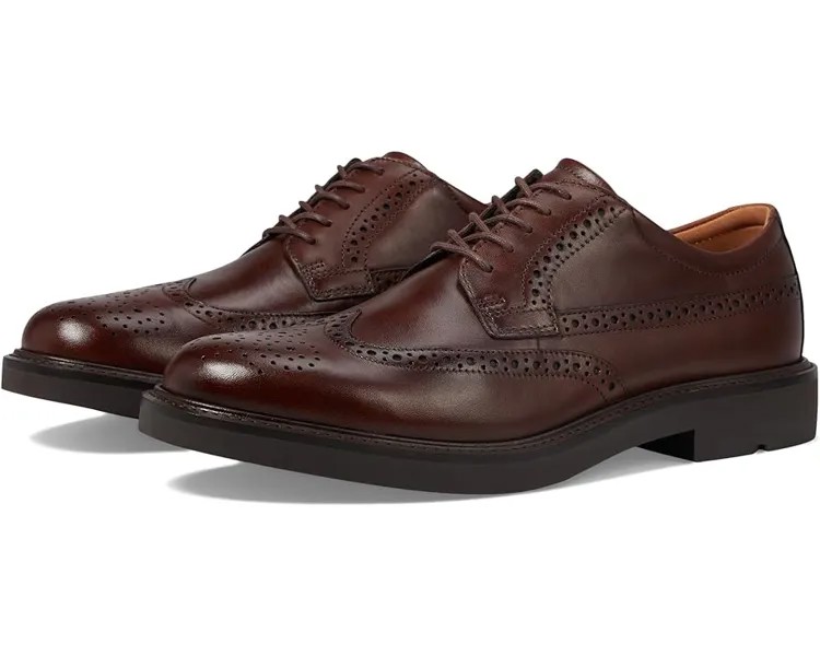 Оксфорды ECCO London Wing Tip, цвет Cognac