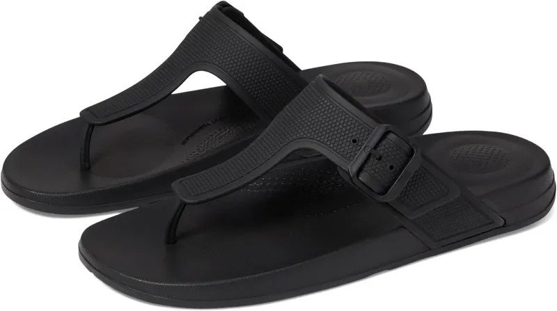 Шлепанцы Iqushion Adjustable Buckle Flip-Flops FitFlop, цвет All Black