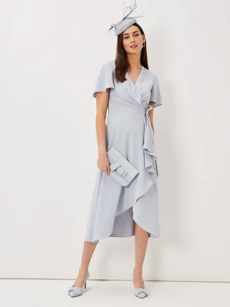 Платье с запахом Phase Eight Julissa, минеральный