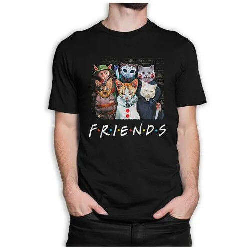 Футболка Design Heroes, размер XS, чёрный