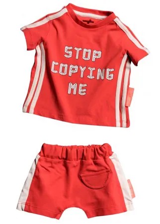 Moi Noi Комплект: футболка и шорты Stop copying me