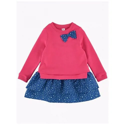Платье Mini Maxi, модель 6204, цвет коралловый, размер 104