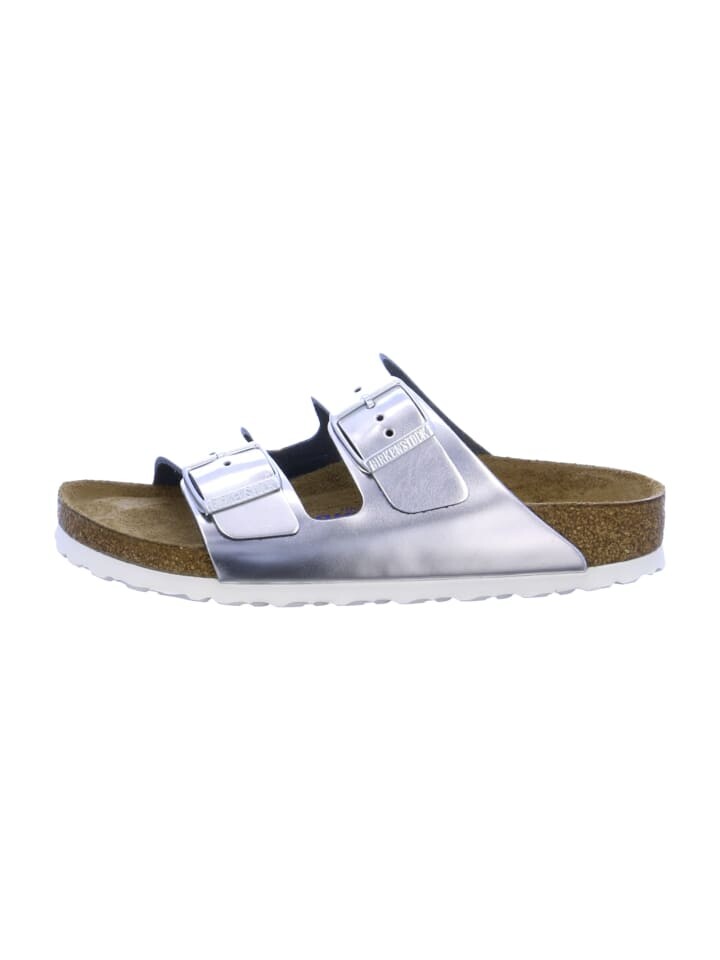 Мюли Birkenstock Klassische, серебряный