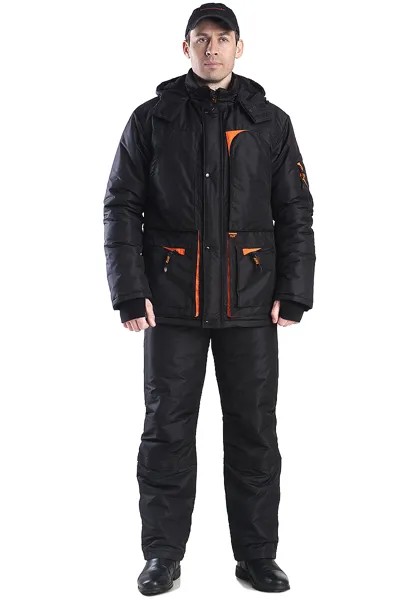 Костюм мужской NoBrand ЗО-7304-56 черный 3XL