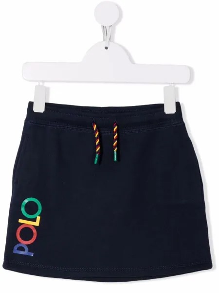 Ralph Lauren Kids юбка с кулиской и логотипом