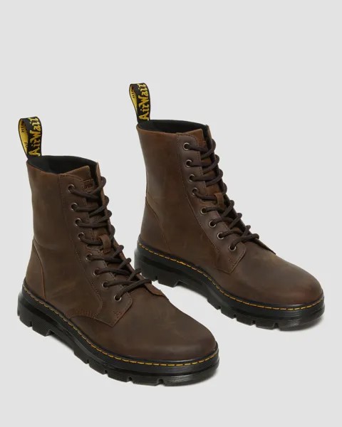 Кожаные повседневные ботинки Combs Crazy Horse Dr. Martens