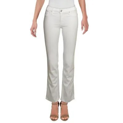 Джинсы прямого кроя Black Orchid Womens Bardot со средней посадкой и необработанным краем BHFO 0772