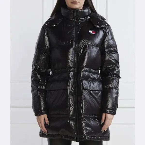 Пуховик Tjw миди Аляска стандартного кроя Tommy Hilfiger, черный