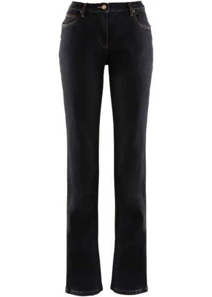 Прямые эластичные джинсы-бестселлер John Baner Jeanswear, черный