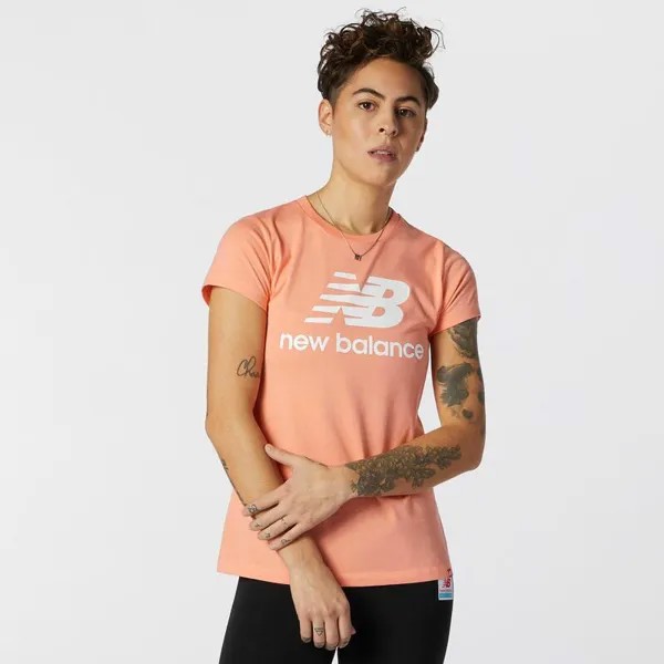 Женская футболка New Balance Essentials со стопкой