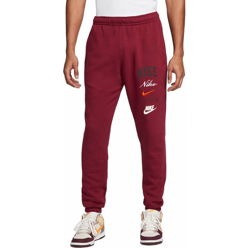 Брюки спортивные NIKE, размер XL, бордовый