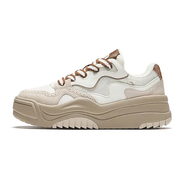 Кроссовки ANTA Skateboarding Shoes Women's Low-top Ivory/chalk, слоновая кость