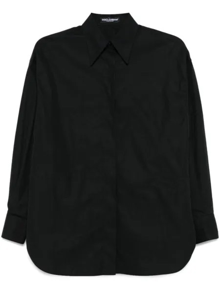 Dolce & Gabbana рубашка на пуговицах, черный