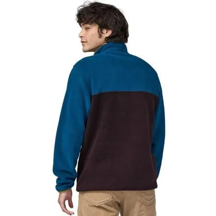 Легкий флисовый пуловер Synchilla Snap-T мужской Patagonia, цвет Obsidian Plum