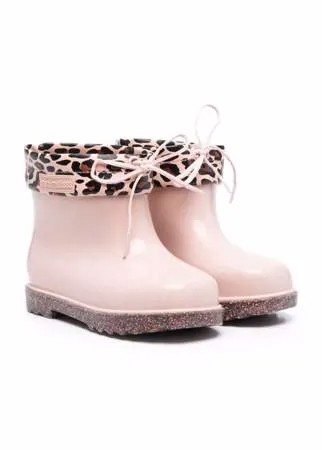 Mini Melissa резиновые сапоги с леопардовым принтом