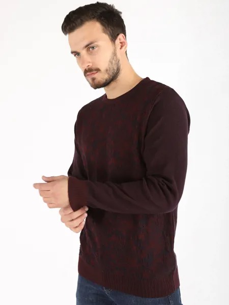 Джемпер мужской A passion play SQ65734 бордовый S