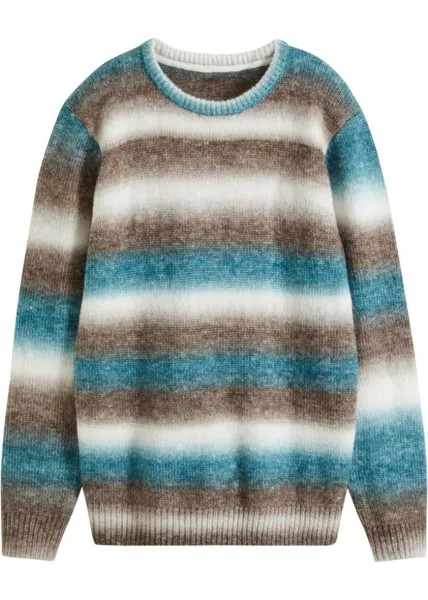 Градиентный свитер Bpc Bonprix Collection, серебристый