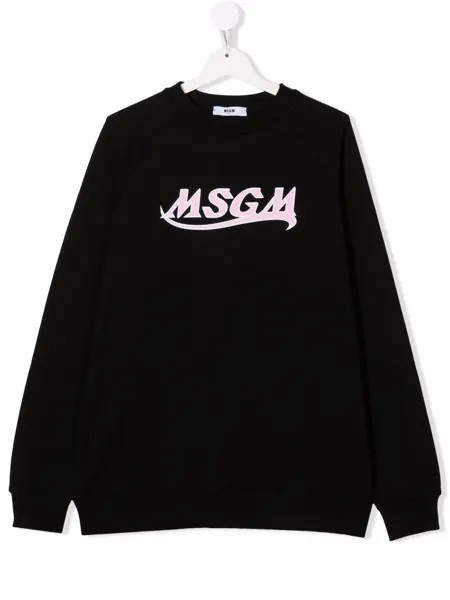 MSGM Kids толстовка с логотипом