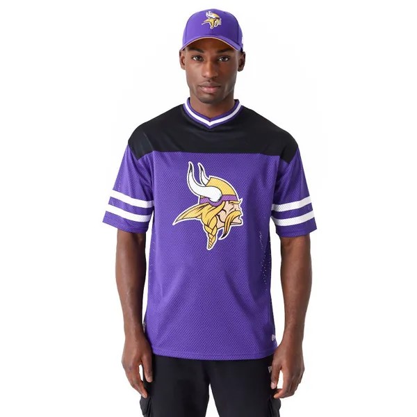 Футболка New Era NFL Wrdmrk Grphc Minnesota Vikings T-shirt, фиолетовый