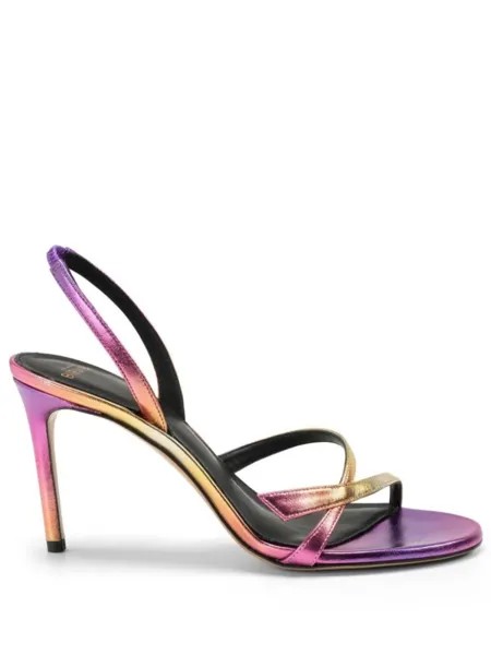 Босоножки Tita 85 с эффектом градиента Alexandre Birman, желтый