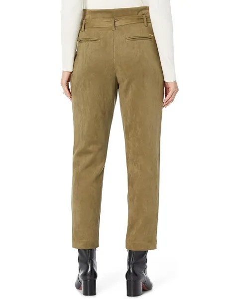 Брюки DKNY Trousers with Tie Waist, оливковый