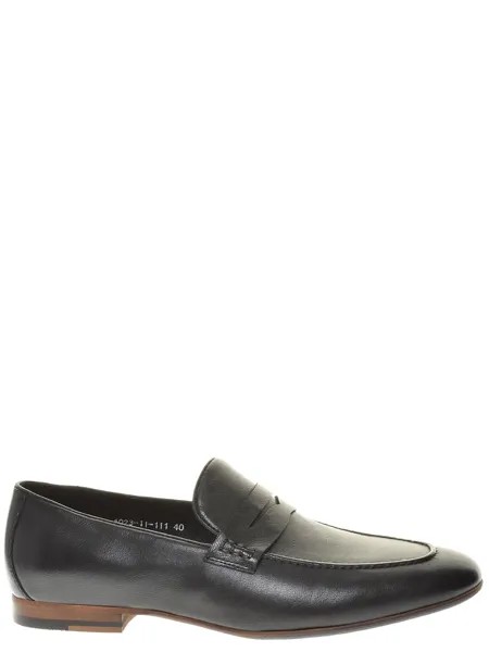 Туфли Loiter мужские демисезонные, размер 45, цвет черный, артикул 1023-11-111