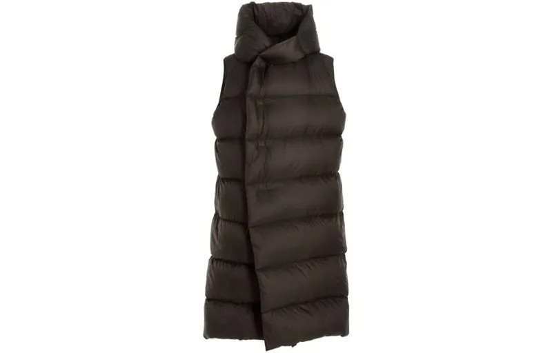 Жилет женский темно-коричневый Rick Owens