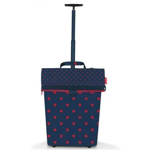 Сумка-тележка Trolley M frame mixed dots red