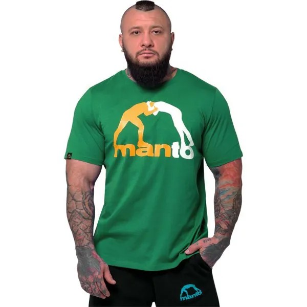 Футболка мужская MANTO hi4890 зеленая XXL