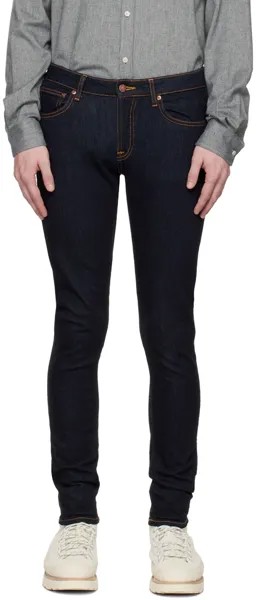 Темно-синие джинсы скинни Lin Nudie Jeans
