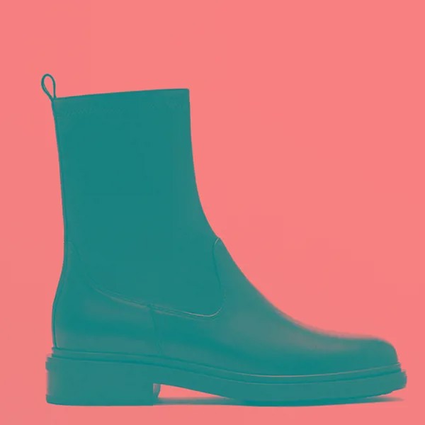 Женские зимние ботинки Elmsk, английская модная обувь, женские простые ботинки челси из натуральной кожи, сапоги для верховой езды, женская обувь