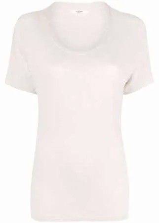 Isabel Marant Étoile льняная футболка с круглым вырезом