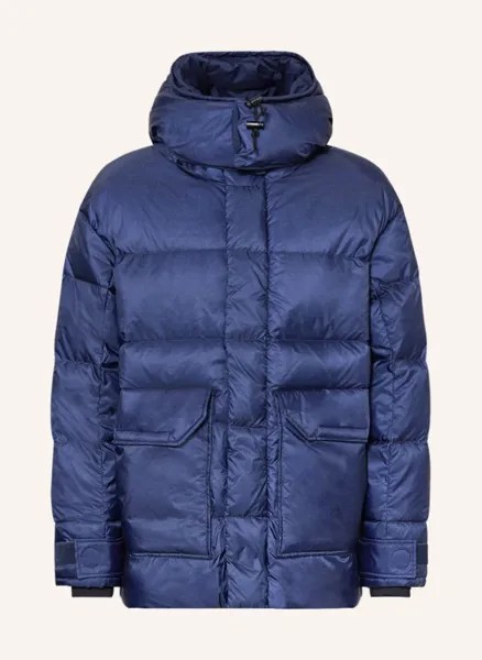 Пуховик м73 со съемным капюшоном  The North Face, синий