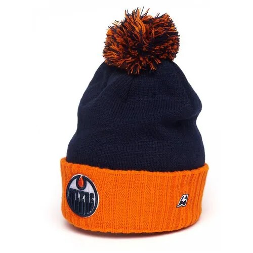 Шапка ATRIBUTIKA & CLUB Edmonton Oilers 59238(52-54 / сине-оранжевая/52-54)