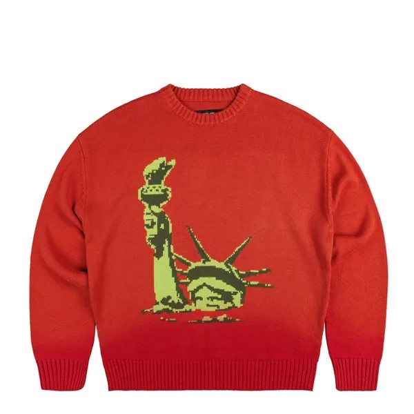 Свитер Liberty Sweater Fucking Awesome, оранжевый