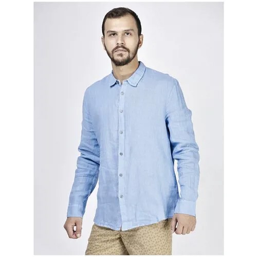 Рубашка классическая льняная Daniele Fiesoli RU 50-52 / EU 43 / XL