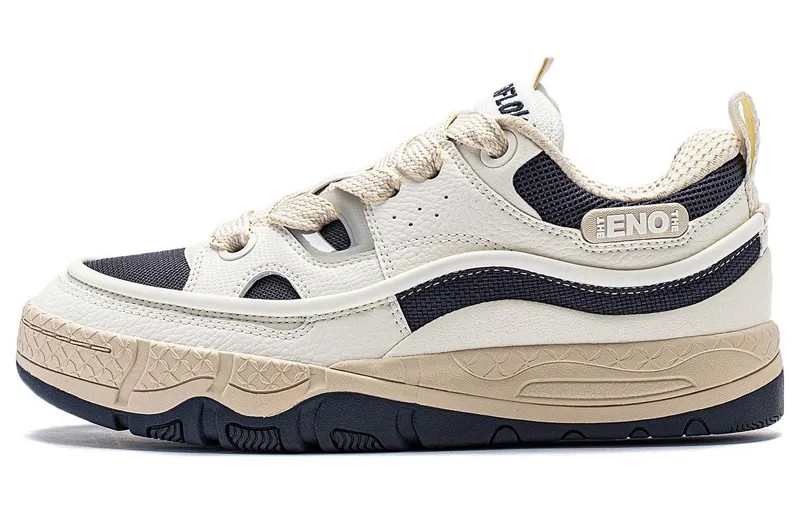 Кроссовки LINING CF Lifestyle Shoes Men Low-top Beige/White, цвет Off White
