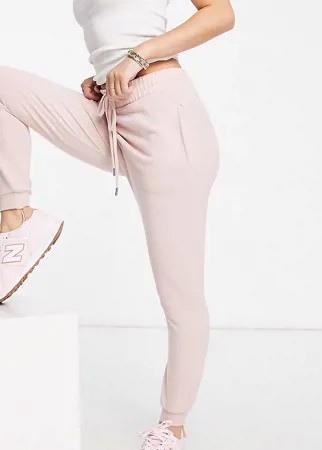 Розовые супермягкие джоггеры узкого кроя ASOS DESIGN Petite-Розовый