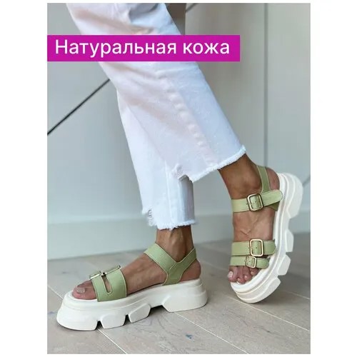 Сандалии Reversal, размер 37, оливковый