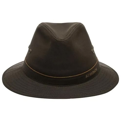 Шляпа STETSON арт. 2541104 TRAVELLER WAXED COTTON (коричневый), размер 61
