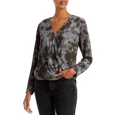 Женская блузка с регулируемыми рукавами Rails Hillary Surplice, топ с запахом, рубашка BHFO 5411