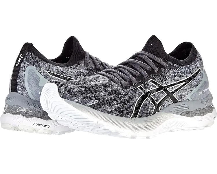 Кроссовки ASICS GEL-Nimbus 23 Knit, цвет Sheet Rock/Black