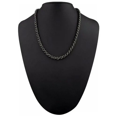 Цепочка бижутерная (Бижутерный сплав, Черный) 11-55615