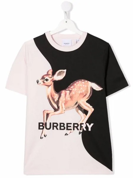 Burberry Kids футболка с логотипом