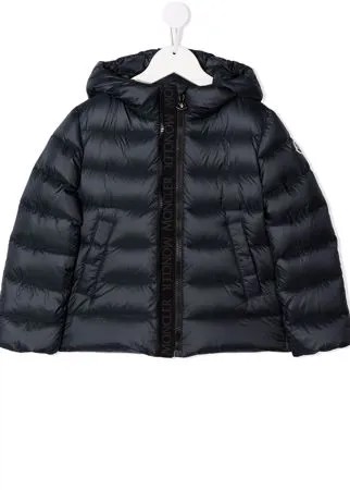 Moncler Enfant пуховик на молнии с капюшоном
