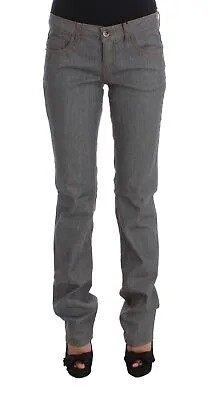 CoSTUME NATIONAL Джинсовые брюки CNC Серые хлопковые джинсовые ткани обычного кроя s. W26 Рекомендуемая розничная цена 280 долларов США.