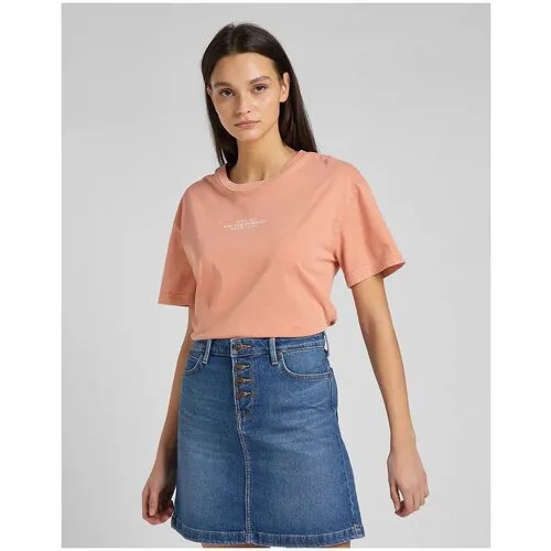 Футболка Lee CREW NECK TEE Женщины L44BUYUS XXL