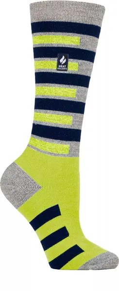 Женские длинные носки для зимних видов спорта Camille ULTRA LITE Heat Holders, зелено-голубой